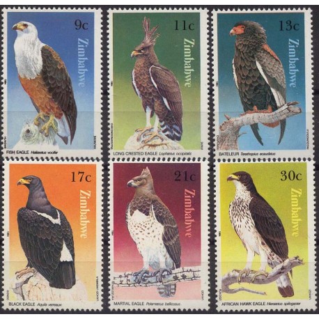 Zimbabwe - Nr 297 - 02 1984r - Ptaki