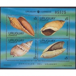 Urugwaj - Bl 68 1995r - Muszle