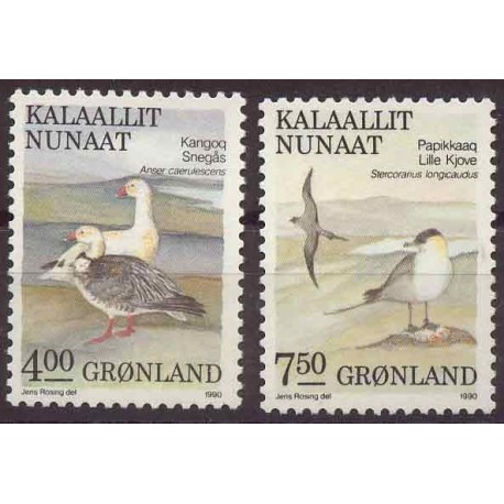 Grenlandia - Nr 199 - 00 1990r - Ptaki
