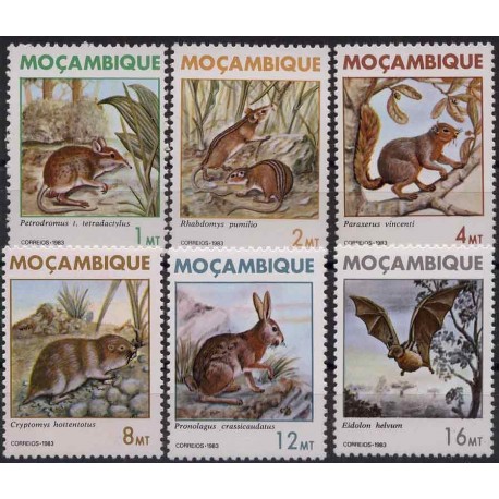Mozambik - Nr 943 - 48 1983r - Ssaki