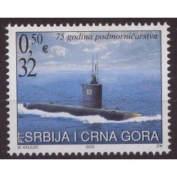 Serbia i Czarnogóra - Nr 3168 2003r - Marynistyka - Okręt Podwodny