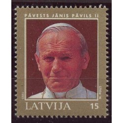 Łotwa - Nr 360 Chr 192 1993r - Papież