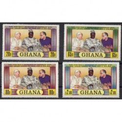 Ghana -  Nr 880 - 83 Chr 22 1981r - Papież