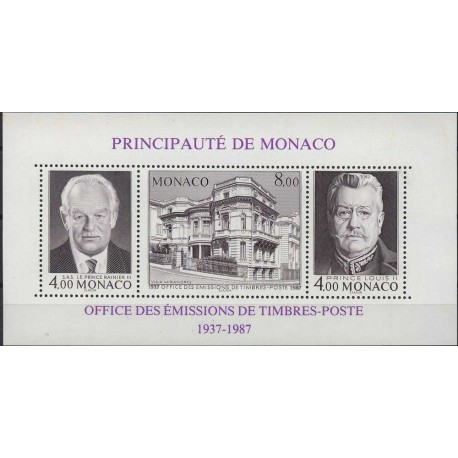Monako - Bl 37 A 1987r - Słania