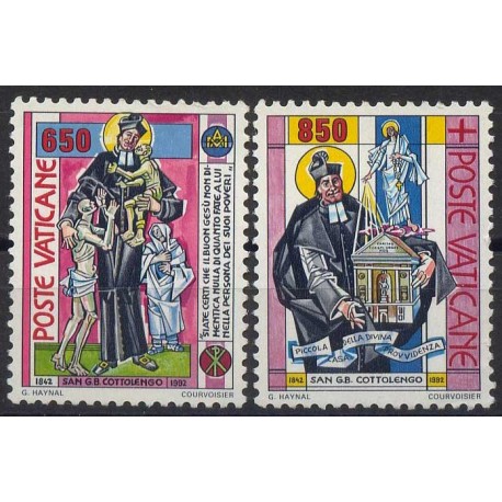 Watykan - Nr 1058 -59 1992r