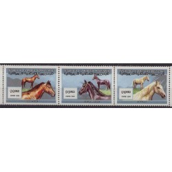 Mauretania - Nr 1068 - 70 2000r - Konie