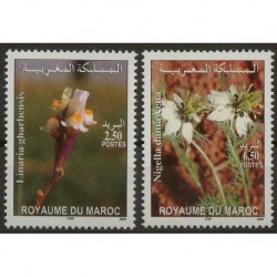 Maroko - Nr 1452 - 53 2004r - Kwiaty