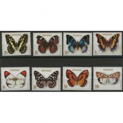 Rwanda - Nr 974 - 81 1979r - Motyle