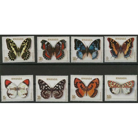 Rwanda - Nr 974 - 81 1979r - Motyle
