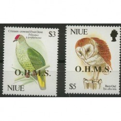 Niue - Nr 026 - 27 O.H.M.S. 1994r - Ptaki