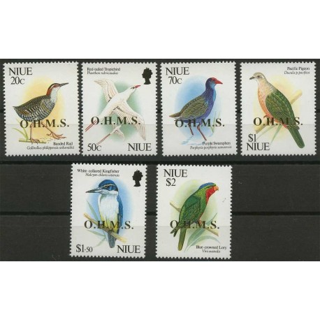 Niue - Nr 020 - 25 O.H.M.S. 1993r - Ptaki