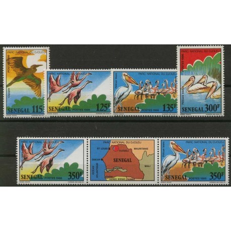 Senegal - Nr 948 - 53 1987r - Ptaki