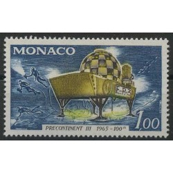 Monako - Nr 840 1966r - Marynistyka - Płetwonurek