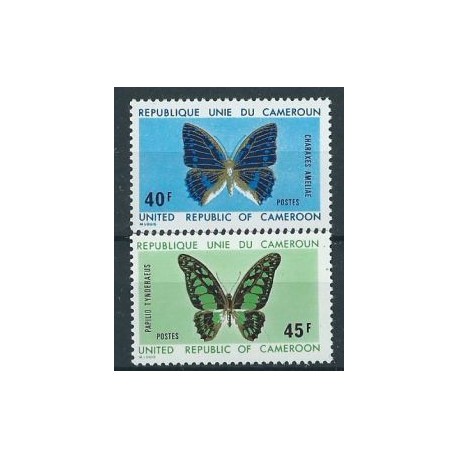 Kamerun - Nr 706 - 07 1972r - Motyle