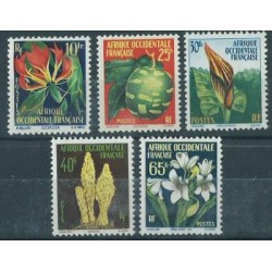 Francuska Afryka Zachodnia - Nr 095 - 99 1958r - Kwiaty