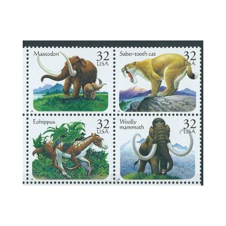 USA - Nr 2735 - 38 1996r - Dinozaury