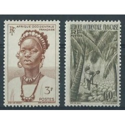 Francuska Afryka Zachodnia - Nr 057 - 58 1948r - Owoce