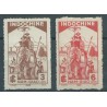 Indochiny - Nr 259 - 60 1942r - Ssaki - Kol. francuskie