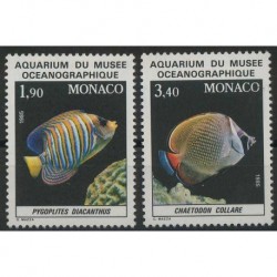 Monako - Nr 1766 - 67 1986r - Ryby