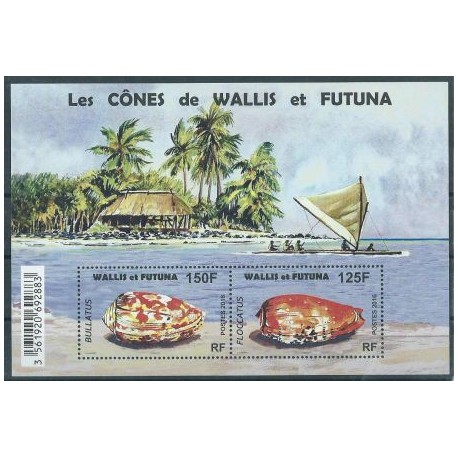 Wallis & Futuna - Bl 26 2016r - Muszle