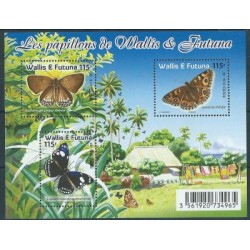 Wallis & Futuna - Bl 27 2016r - Motyle