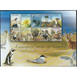 Namibia - Nr 1326 - 35 Klb2010r - Ptaki - Ssaki