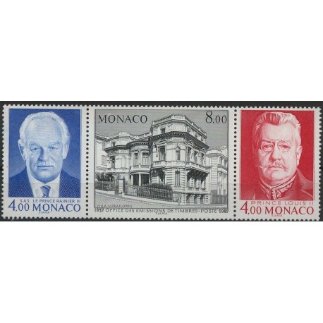 Monako - Nr 1791 - 93 1987r - Słania