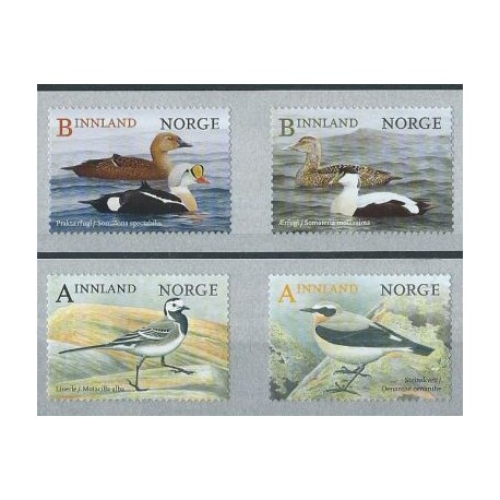 Norwegia - Nr 1893 - 96 2015r - Ptaki