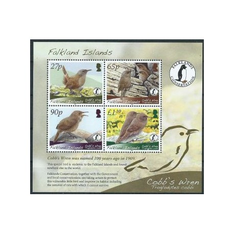 Falklandy - Bl 412010r - Ptaki
