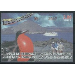 Ekwador - Bl 170 2002r - Ptaki - Marynistyka