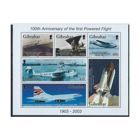 Gibraltar - Bl 542003r - Samoloty