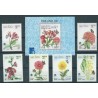Laos - Nr 1098 - 03 Bl 124 1988r - Kwiaty