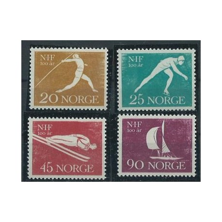 Norwegia - Nr 452 - 55 1961r  Sport