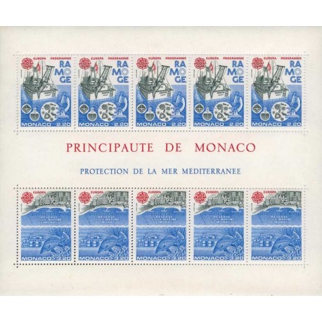Monako - Bl 32 1986r - CEPT - Ryba