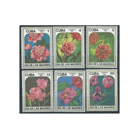 Kuba - Nr 2943 - 48 1965r - Kwiaty