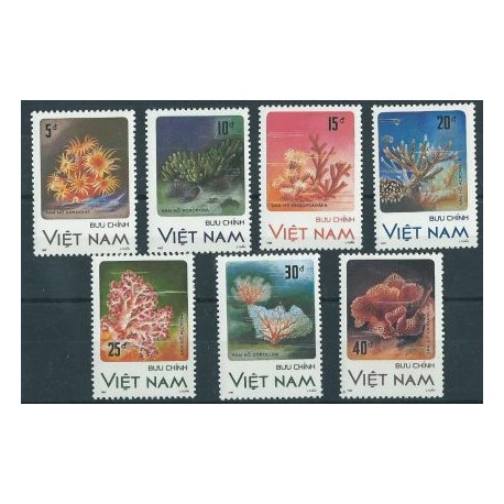 Wietnam - Nr 1837 - 43 1987r - Koralowce