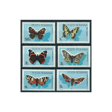 Rumunia - Nr 4159 - 64 1989r - Motyle