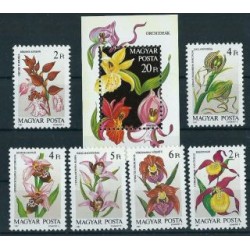 Węgry - Nr 3922 - 27 Bl 192 1987r - Kwiaty