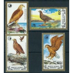 Mongolia - Nr 1991 - 94 1988r - Ptaki