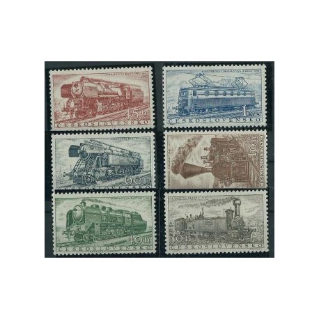Czechosłowacja - Nr 988 - 93 1956r - Kolej