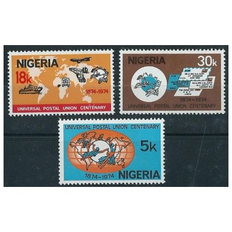 Nigeria - Nr 304 - 07 1974r - UPU