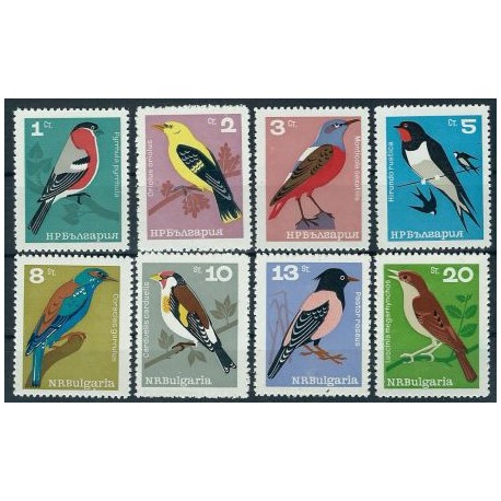 Bułgaria - Nr 1529 - 36 1965r - Ptaki