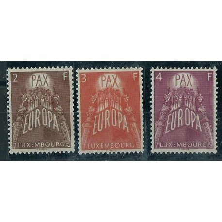 Luxemburg - Nr 572 - 74 1957r - CEPT