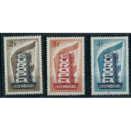 Luxemburg - Nr 555 - 57 1956r - CEPT