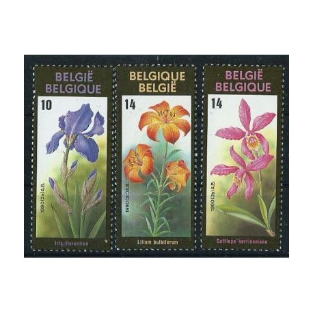 Belgia - Nr 2409 - 11 1990r - Kwiaty