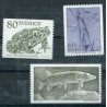Szwecja - Nr 1075 - 77 1979r - Ryba - Płaz
