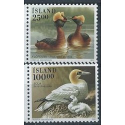 Islandia - Nr 738 - 39 1991r - Ptaki