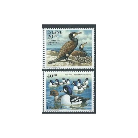 Islandia - Nr 840 - 41 1996r - Ptaki