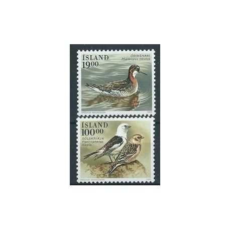 Islandia - Nr 697 - 98 1989r - Ptaki