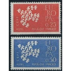 Francja - Nr 1363 - 64 1961r - CEPT